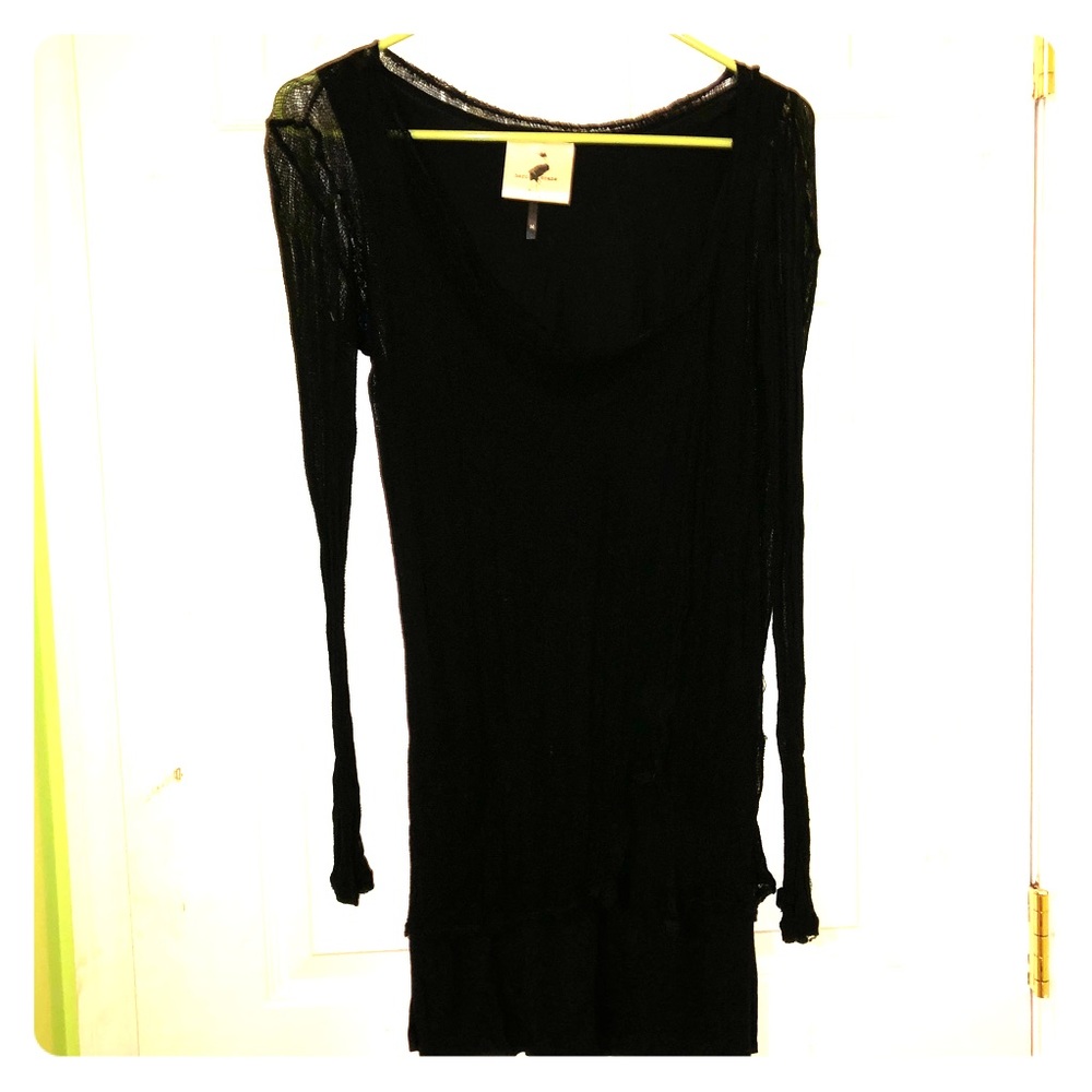 Black Long Sleeve Top